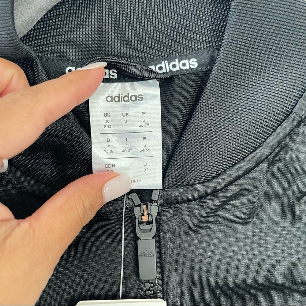 Adidas Women’s Track Jacket White Dazzle Tricot. - Picture 5 of 7